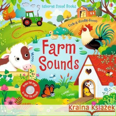 Farm Sounds Sam Taplin Federica Iossa 9781805317951 Usborne Books - książka