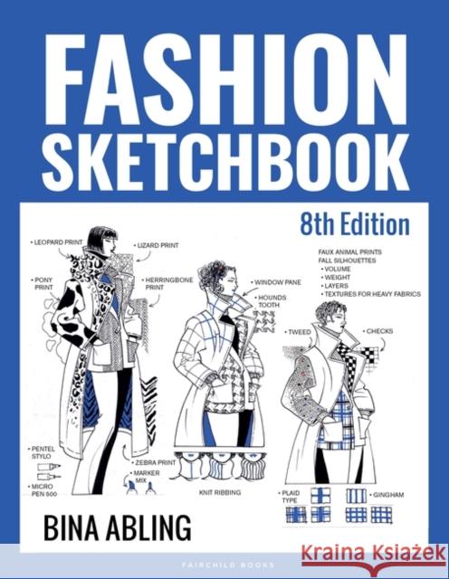 Fashion Sketchbook Bina Abling 9781501387951 Fairchild Books - książka