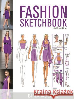 Fashion Sketchbook: Studio Access Card Bina Abling 9781501310133 Fairchild Books & Visuals - książka