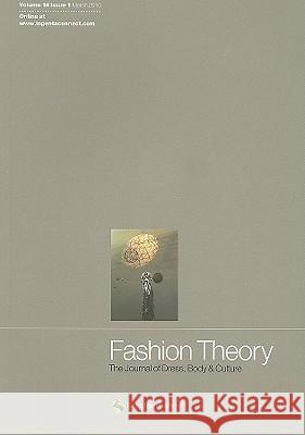 Fashion Theory: The Journal of Dress, Body and Culture: v.14 Valerie Steele 9781847885531 Bloomsbury Publishing PLC - książka