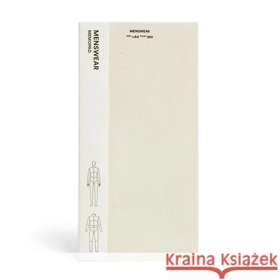 Fashionary Menswear Memopad Fashionary 9789887711179 Fashionary International Limited - książka