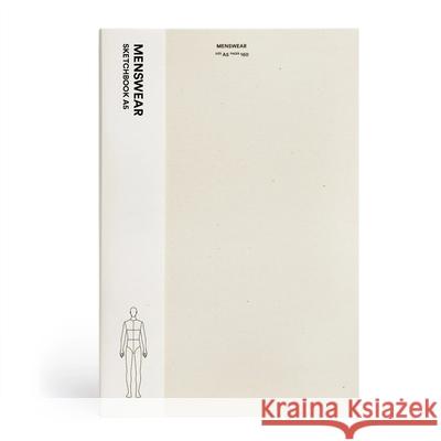 Fashionary Menswear Sketchbook A5 Fashionary 9789887711148 Fashionary International Limited - książka