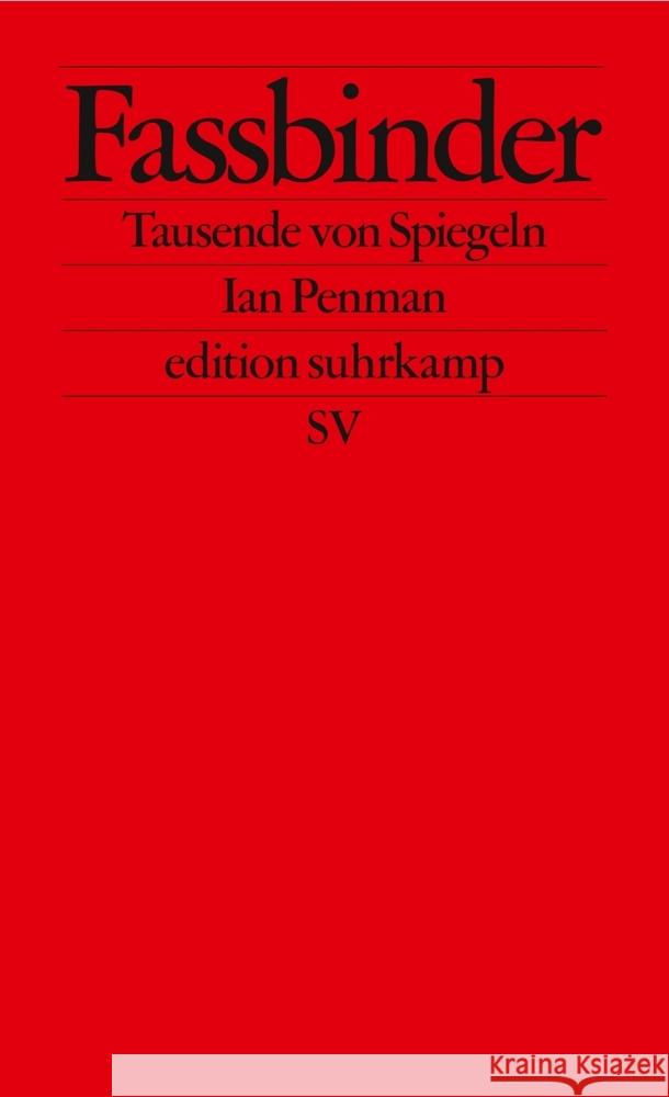 Fassbinder Penman, Ian 9783518128022 Suhrkamp - książka