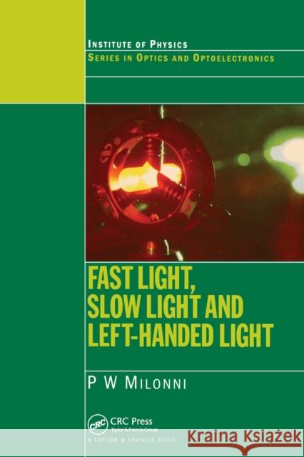 Fast Light, Slow Light and Left-Handed Light P. W. Milonni 9780367578206 CRC Press - książka