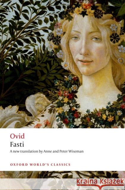 Fasti Ovid Ovid 9780192824110 Oxford University Press - książka