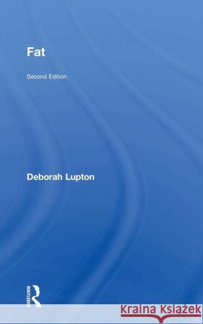 Fat Deborah Lupton 9781138493049 Routledge - książka