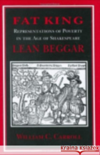 Fat King, Lean Beggar Carroll, William C. 9780801431852 Cornell University Press - książka