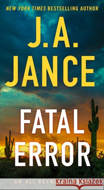 Fatal Error: An Ali Reynolds Mystery Jance, J. A. 9781982128821 Pocket Books - książka