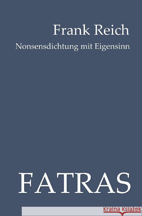 Fatras Reich, Frank 9783759820198 epubli - książka