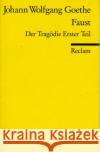 Faust Johann Wolfgang Von Goethe 9783150000014 PHILIPP RECLAM JUN VERLAG GMBH