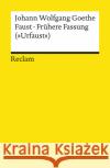 Faust - Frühere Fassung (