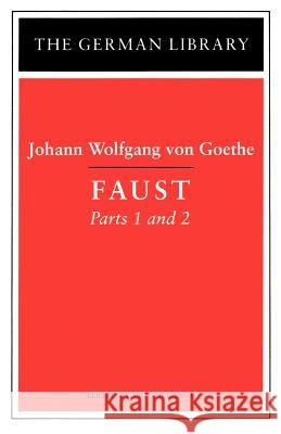 Faust: Parts 1 and 2 Lange, Victor 9780826407252  - książka