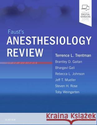 Faust's Anesthesiology Review Mayo Foundation for Medical Education 9780323567022 Elsevier - książka