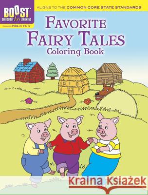 Favorite Fairy Tales Coloring Book Newman-D'Amico, Fran 9780486494036 Dover Publications - książka
