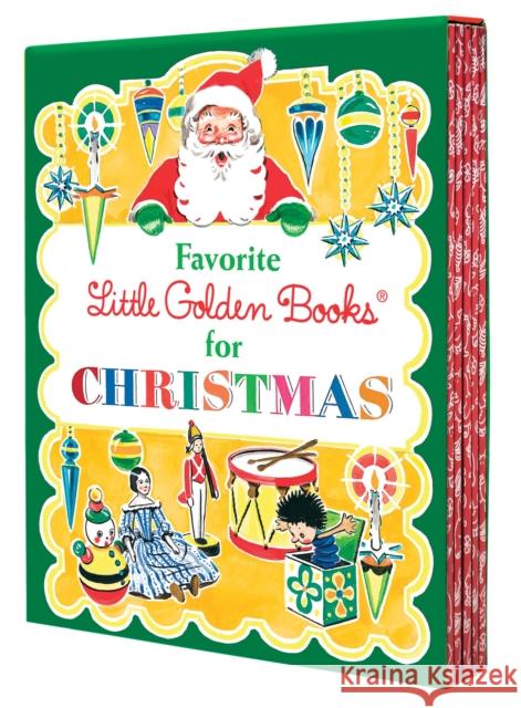 Favorite Little Golden Books for Christmas 5-Book Boxed Set: The Animals' Christmas Eve; The Christmas Story; The Little Christmas Elf; The Night Befo Various 9780307977458  - książka