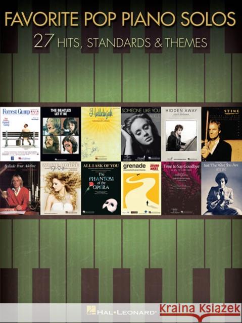 Favorite Pop Piano Solos Hal Leonard Publishing Corporation 9781458418524 Hal Leonard Corporation - książka
