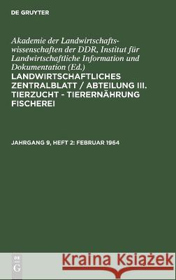 Februar 1964 No Contributor 9783112614631 De Gruyter - książka