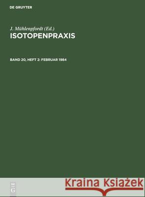 Februar 1984 J Mühlenpfordt, No Contributor 9783112524299 De Gruyter - książka