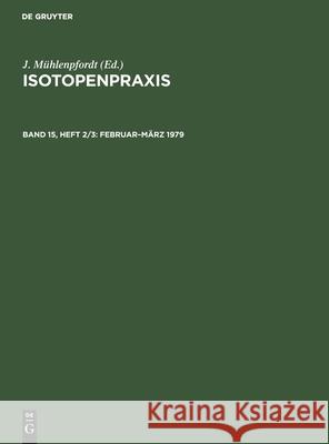 Februar-März 1979 Mühlenpfordt, J. 9783112557259 de Gruyter - książka