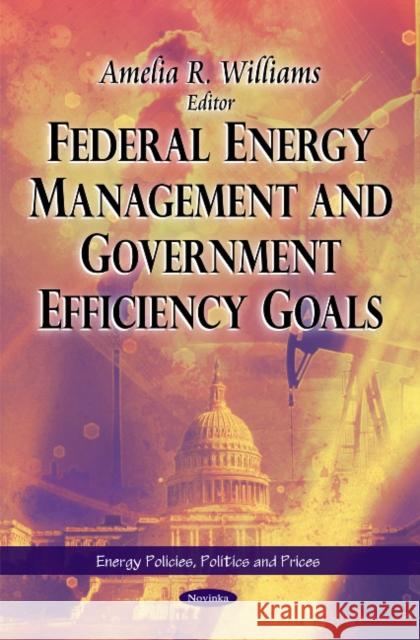 Federal Energy Management & Government Efficiency Goals Amelia R Williams 9781606929858 Nova Science Publishers Inc - książka