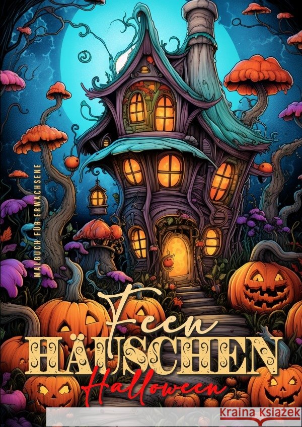 Feen Häuschen Halloween Malbuch für Erwachsene Publishing, Monsoon, Grafik, Musterstück 9783759879844 epubli - książka