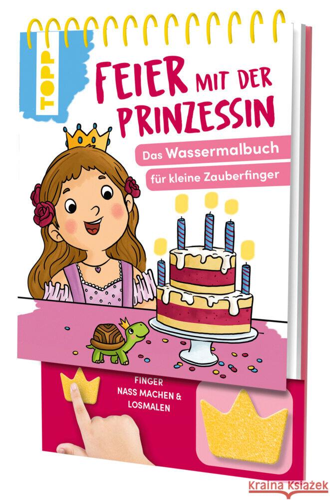 Feier mit der Prinzessin. Das Wassermalbuch zum Mitmachen Teichmann, Meike 9783735892041 Frech - książka