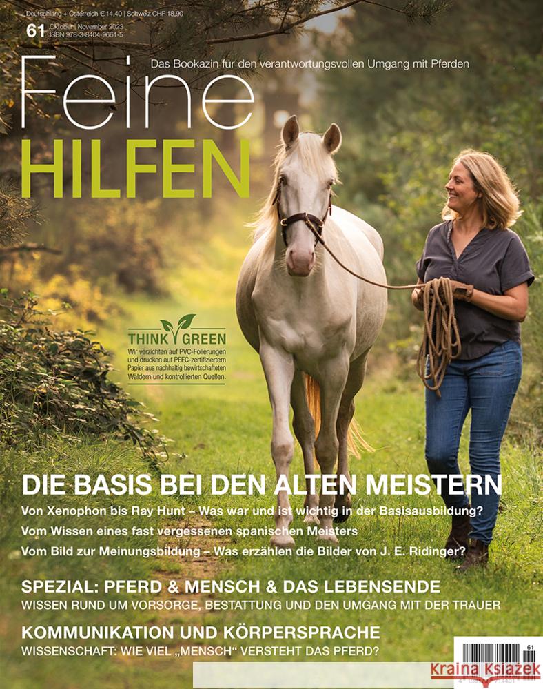 Feine Hilfen, Ausgabe 61 Cadmos, Verlag 9783840496615 Cadmos - książka