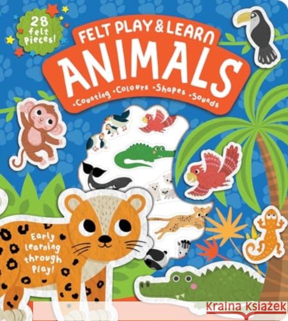 Felt Play & Learn Animals Alice Barker 9781801059350 Gemini Books Group Ltd - książka