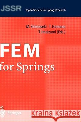 Fem for Springs Shimoseki, Masayoshi 9783540000464 Springer - książka