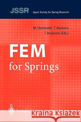 Fem for Springs Shimoseki, Masayoshi 9783642055058 Not Avail - książka