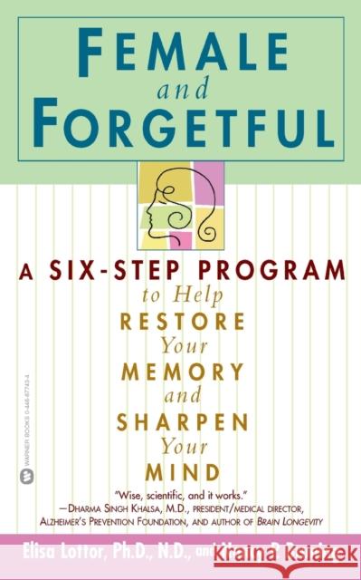 Female and Forgetful: A Six-Step Program to Help Restore Your Memory and Sharpen Your Mind Elisa Lottor Nancy Bruning 9780446677431 Warner Books - książka