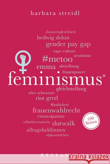 Feminismus. 100 Seiten Streidl, Barbara 9783150205419 Reclam, Ditzingen - książka