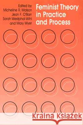 Feminist Theory in Practice and Process Micheline R. Malson Jean F. O'Barr Mary Wyer 9780226502946 University of Chicago Press - książka