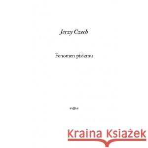 Fenomen pisizmu CZECH JERZY 9788378667605 AUSTERIA - książka