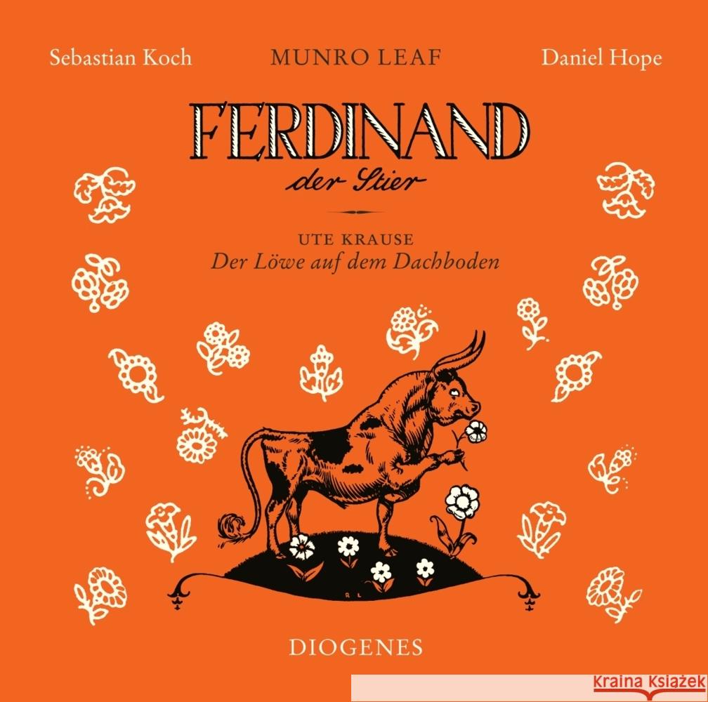 Ferdinand der Stier und Der Löwe auf dem Dachboden, 1 Audio-CD Leaf, Munro; Krause, Ute 9783257804249 Diogenes - książka