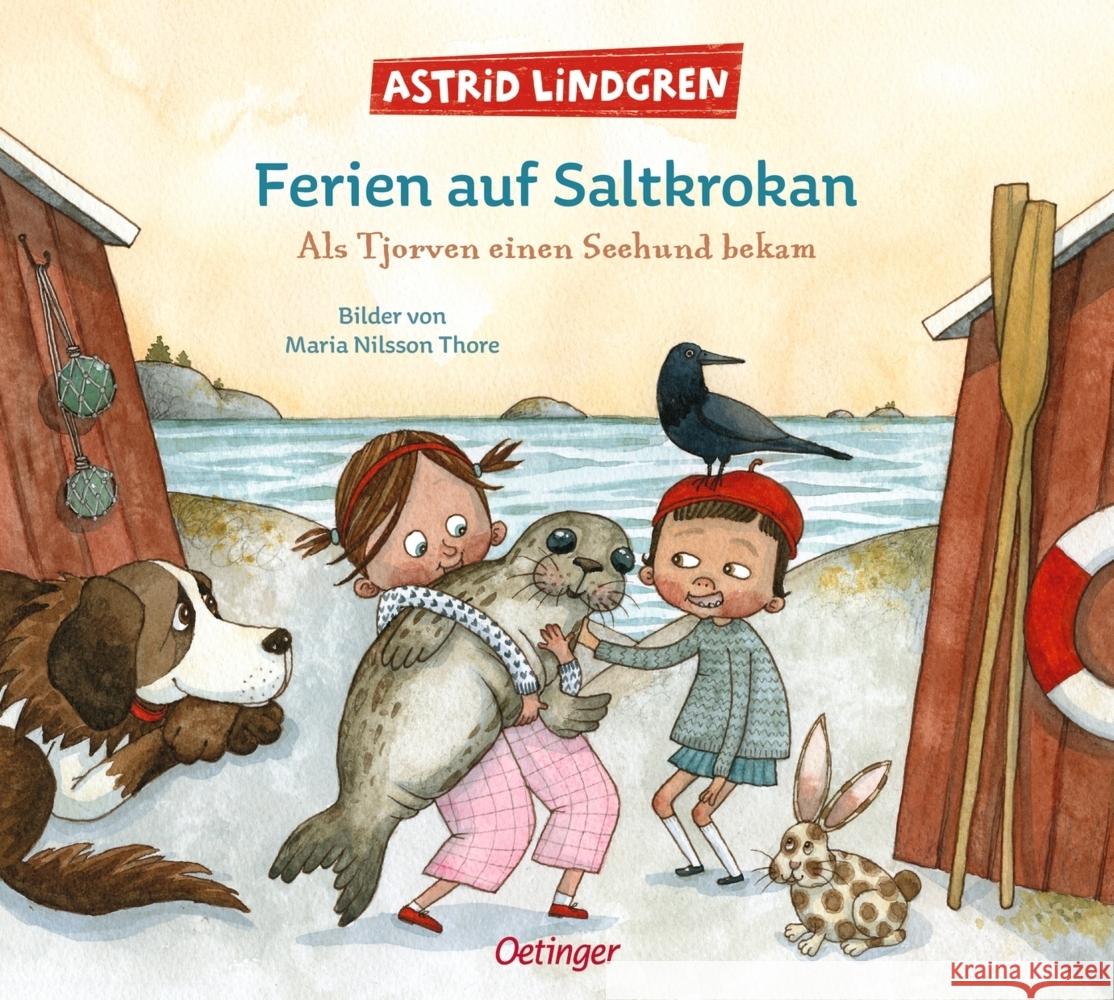 Ferien auf Saltkrokan. Als Tjorven einen Seehund bekam Lindgren, Astrid 9783751200332 Verlag Friedrich Oetinger GmbH - książka