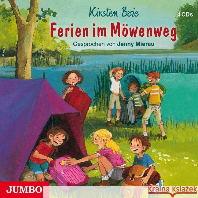 Ferien im Möwenweg, 4 Audio-CDs : Lesung Boie, Kirsten 9783833733994 Jumbo Neue Medien - książka