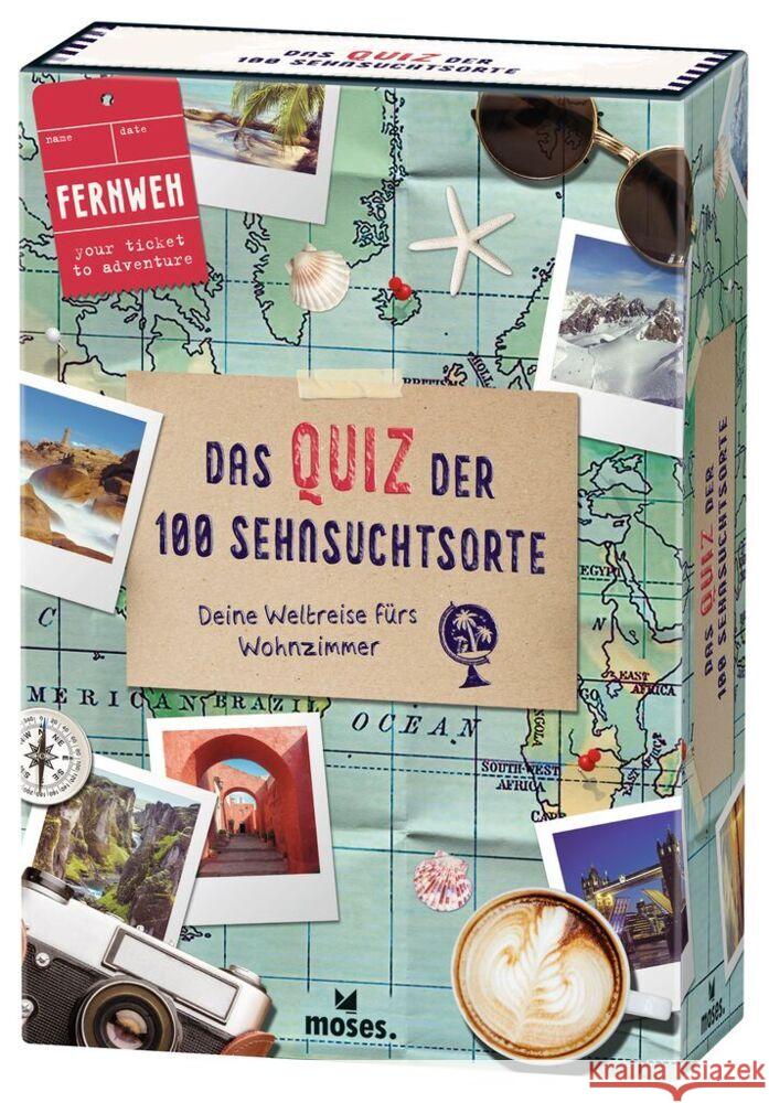 Fernweh - Das Quiz der Sehnsuchtsorte Hatzfeldt, Gabriele, Schumacher, Georg 9783964551610 moses. Verlag - książka