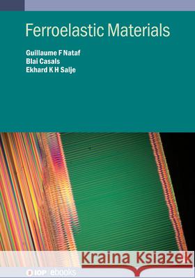 Ferroelastic Materials  9780750360876 Institute of Physics Publishing - książka