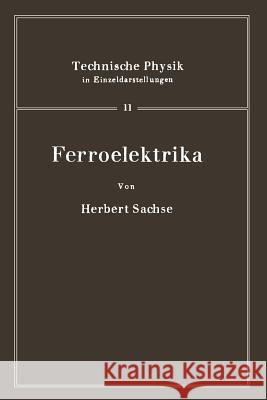 Ferroelektrika H. Sachse 9783540020899 Not Avail - książka