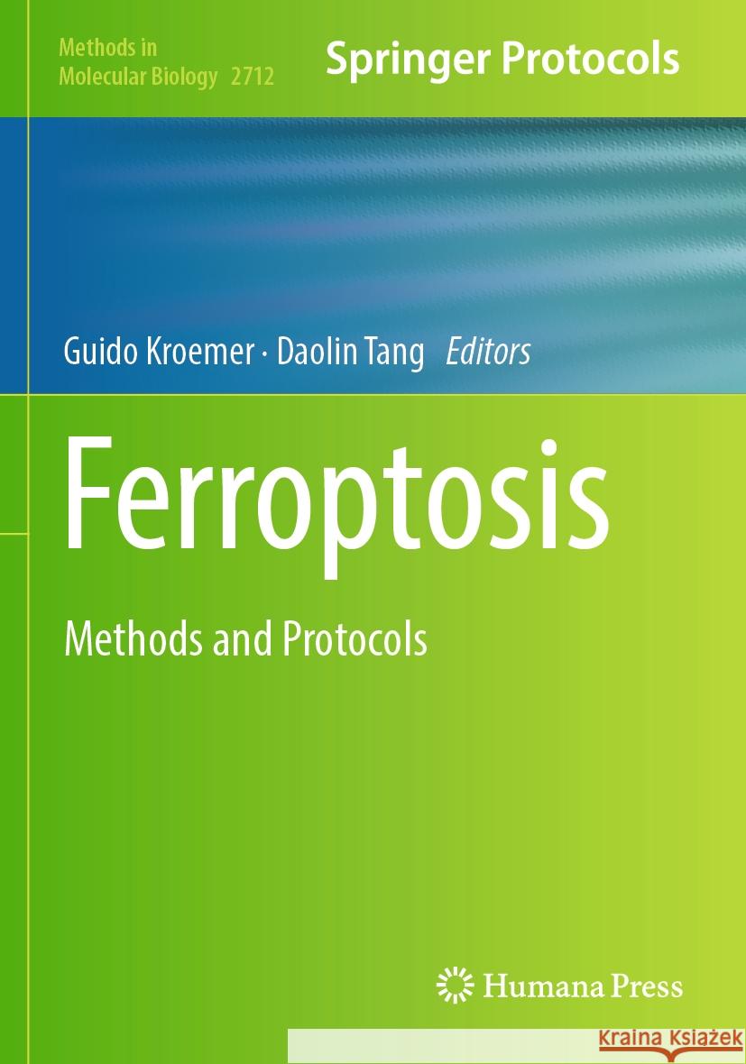 Ferroptosis  9781071634356 Springer US - książka