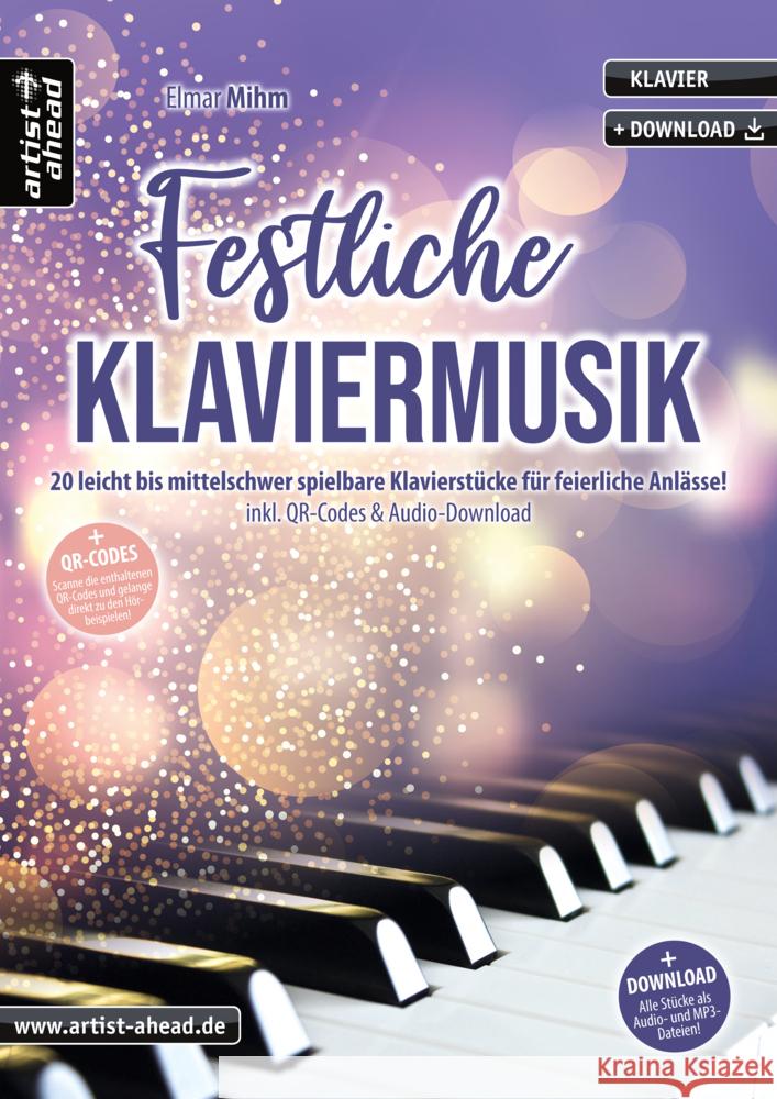 Festliche Klaviermusik Mihm, Elmar 9783866422018 artist ahead - książka