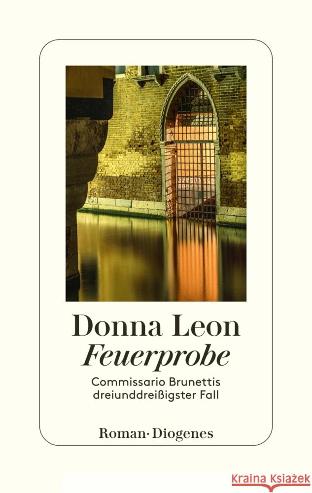 Feuerprobe Leon, Donna 9783257072839 Diogenes - książka