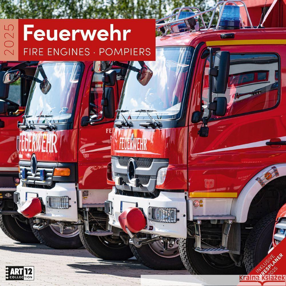 Feuerwehr Kalender 2025 - 30x30 Ackermann Kunstverlag 9783838445175 Ackermann Kunstverlag - książka