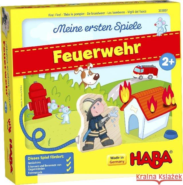 Feuerwehr (Kinderspiel)  4010168235523 HABA - książka