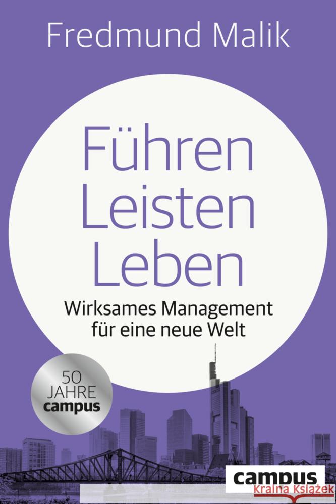 Führen Leisten Leben Malik, Fredmund 9783593520445 Campus Verlag - książka