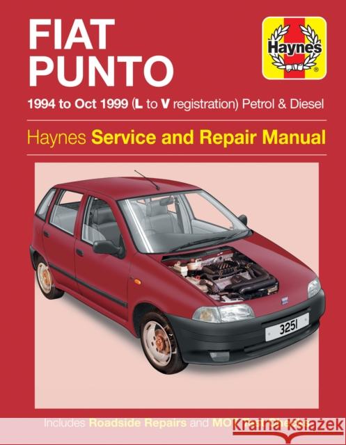 Fiat Punto Petrol & Diesel (94 – Oct 99) L To V Haynes 9781785215117  - książka