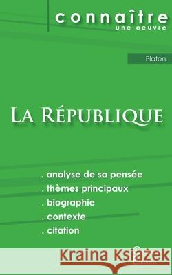 Fiche de lecture La République de Platon (analyse littéraire de référence et résumé complet) Platon 9782759310913 Les Editions Du Cenacle - książka