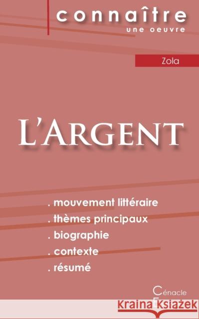 Fiche de lecture L'Argent de Émile Zola (Analyse littéraire de référence et résumé complet) Zola, Émile 9782759303533 Les Editions Du Cenacle - książka