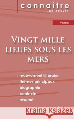 Fiche de lecture Vingt mille lieues sous les mers de Jules Verne (Analyse littéraire de référence et résumé complet) Verne, Jules 9782367888385 Les Editions Du Cenacle - książka